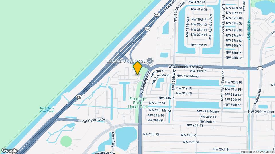 12410 NW 33rd St Map and Location Details