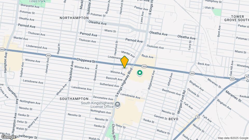 4230 Lawn Ave Map and Location Details