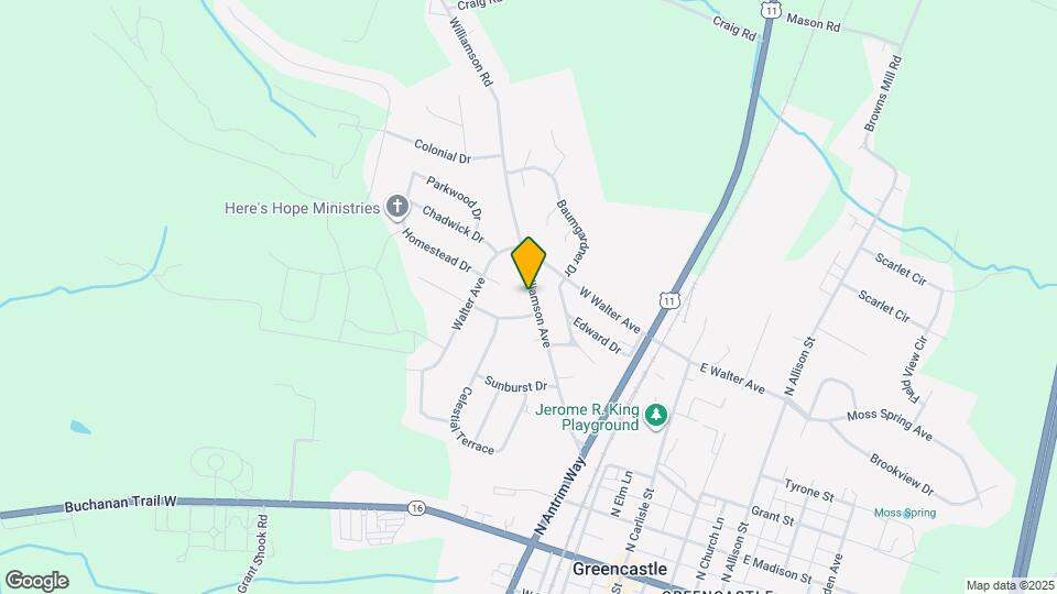 140 Williamson Ave Map and Location Details