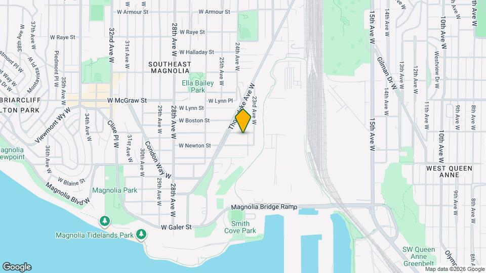 2323 W Crockett St Map and Location Details