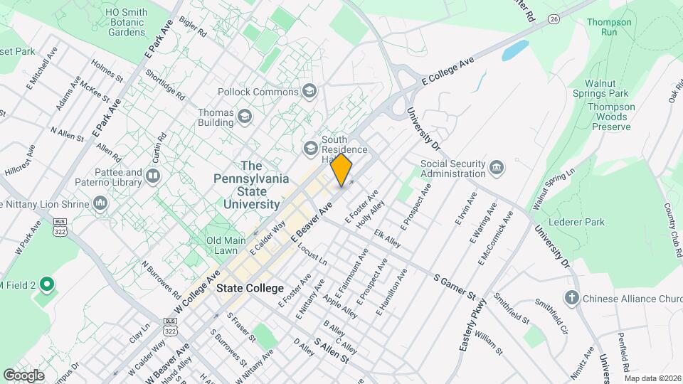 Holly House Apartments and Nearby State College Apartments For Rent State College, PA