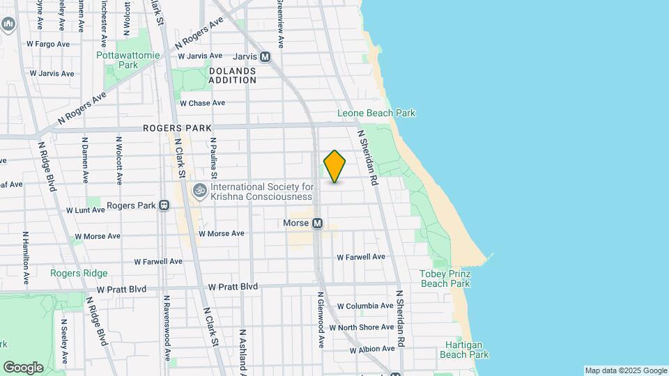 1365 W Greenleaf Ave Mapa y Detalles de la Ubicación