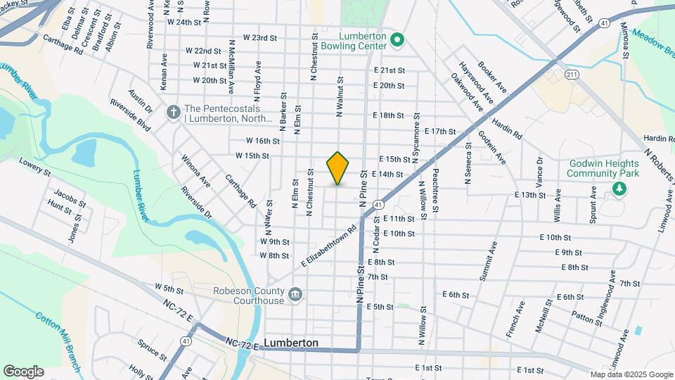 302 E 13th St Map and Location Details