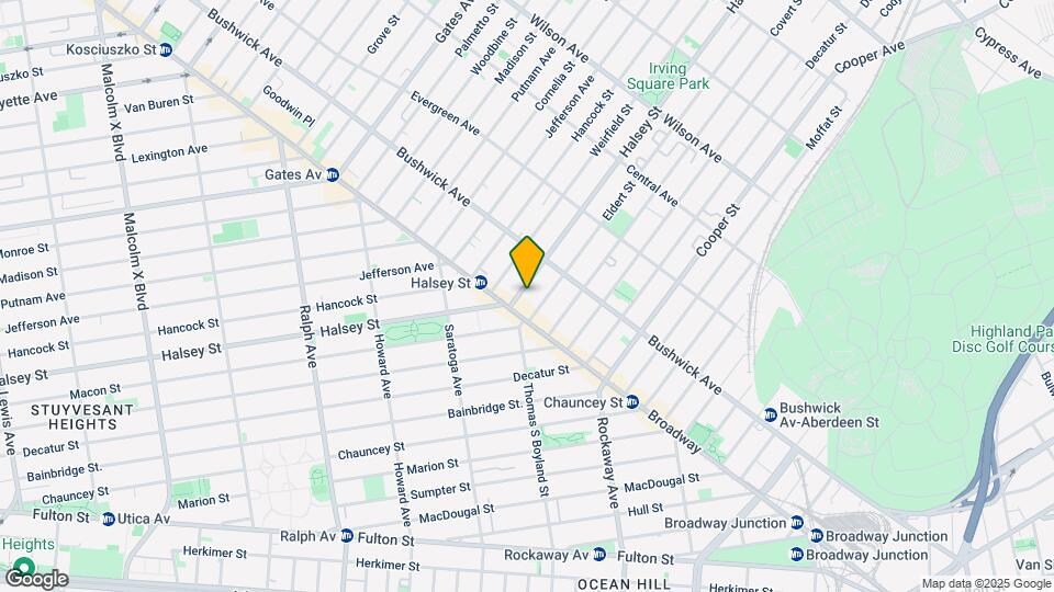988 Halsey St Map and Location Details