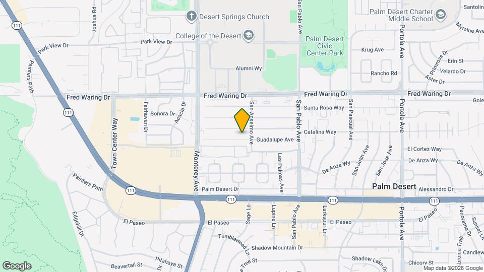 73202 Guadalupe Ave, Unit B Mapa y Detalles de la Ubicación