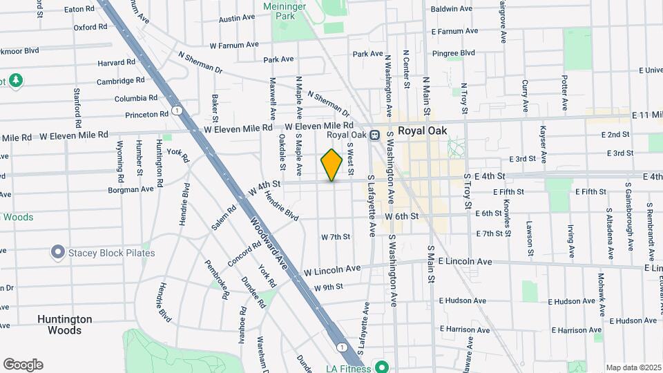 601 W 4th St Map and Location Details