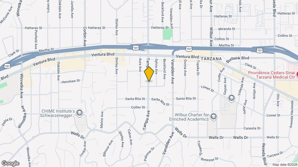 5406 Tampa Ave Map and Location Details