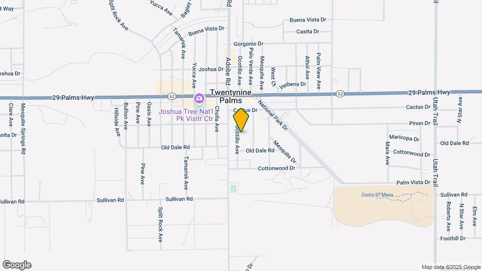 6659 Ocotillo Ave Mapa y Detalles de la Ubicación