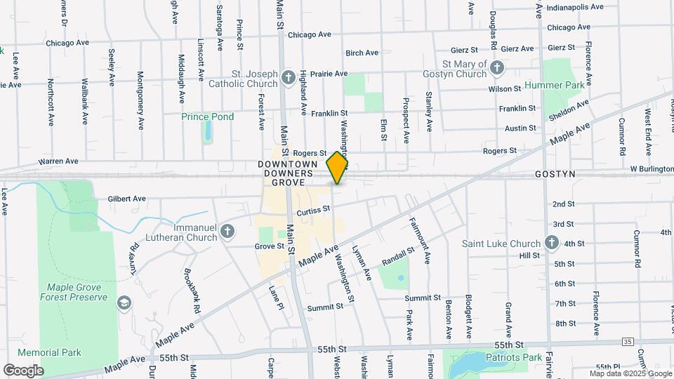 5107 Washington St Map and Location Details