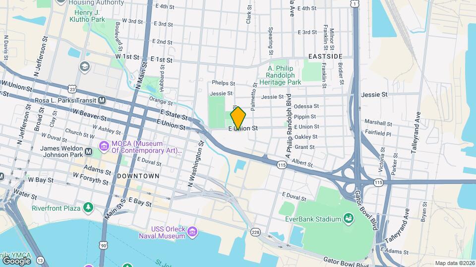700 E Union St, Unit 102 Map and Location Details