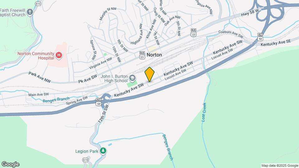 837 Kentucky Ave SW Map and Location Details