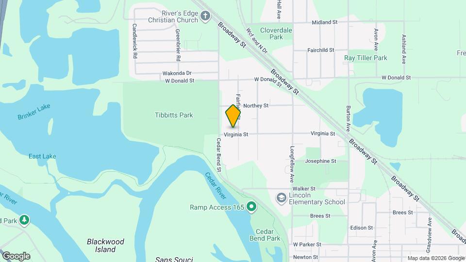 1410 Virginia St Mapa y Detalles de la Ubicación