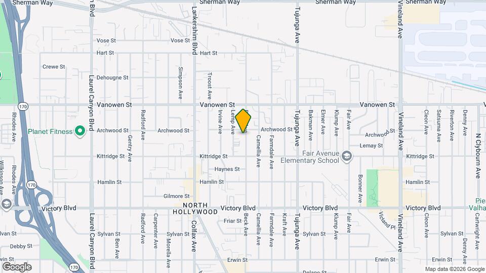 6645 Beck Ave Mapa y Detalles de la Ubicación