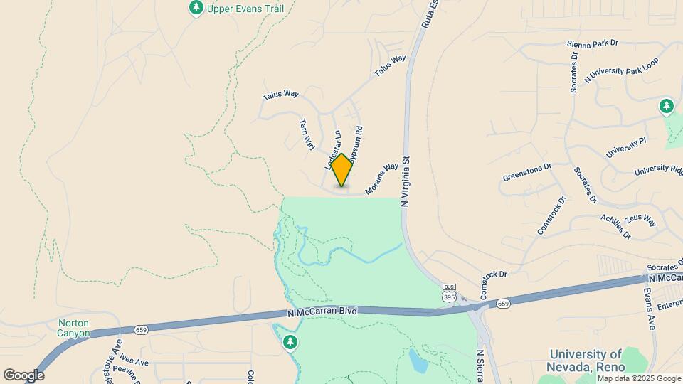 307 Moraine Way Map and Location Details
