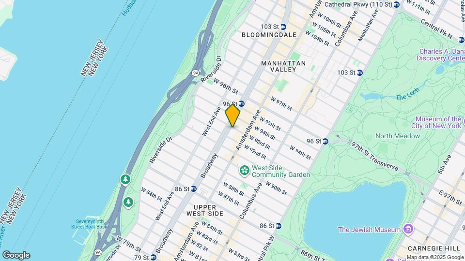 220 W 93rd St Map and Location Details
