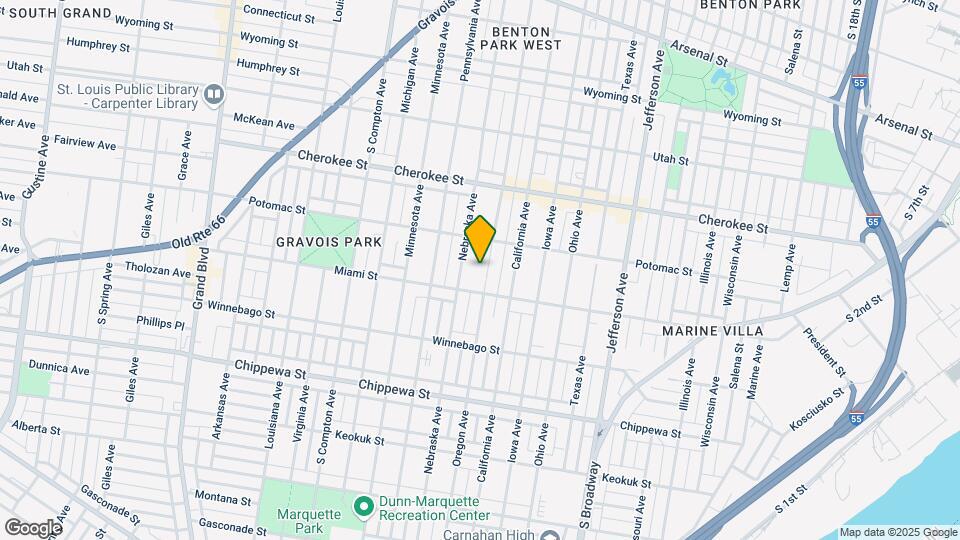 3537 Oregon Ave Map and Location Details