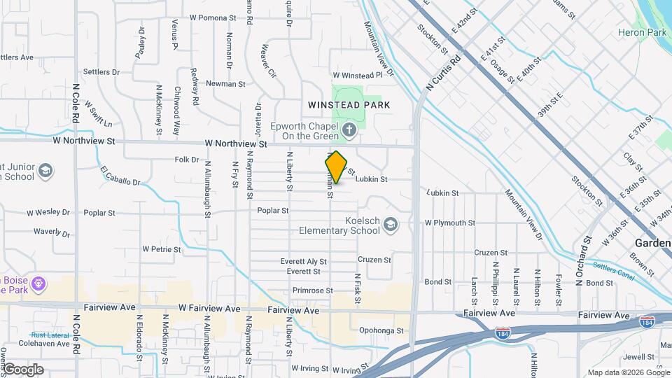 6130 Butte St Map and Location Details