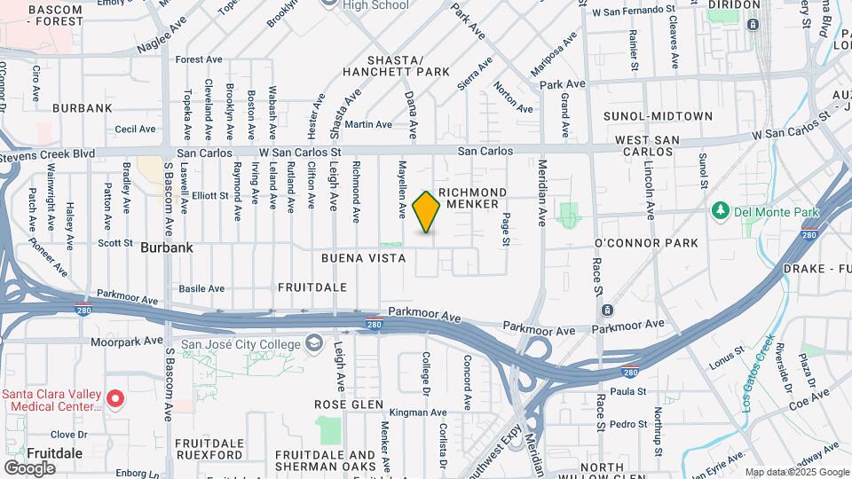 483-489 S Buena Vista Ave Mapa y Detalles de la Ubicación