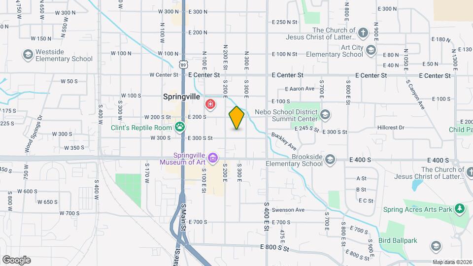 251 E 300 S, Unit 3 Map and Location Details