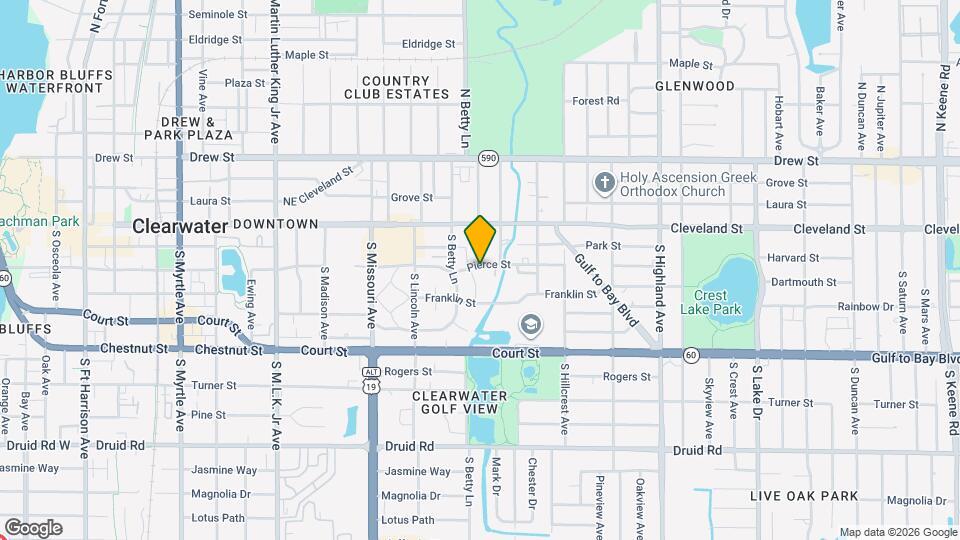 1307 Pierce St Map and Location Details