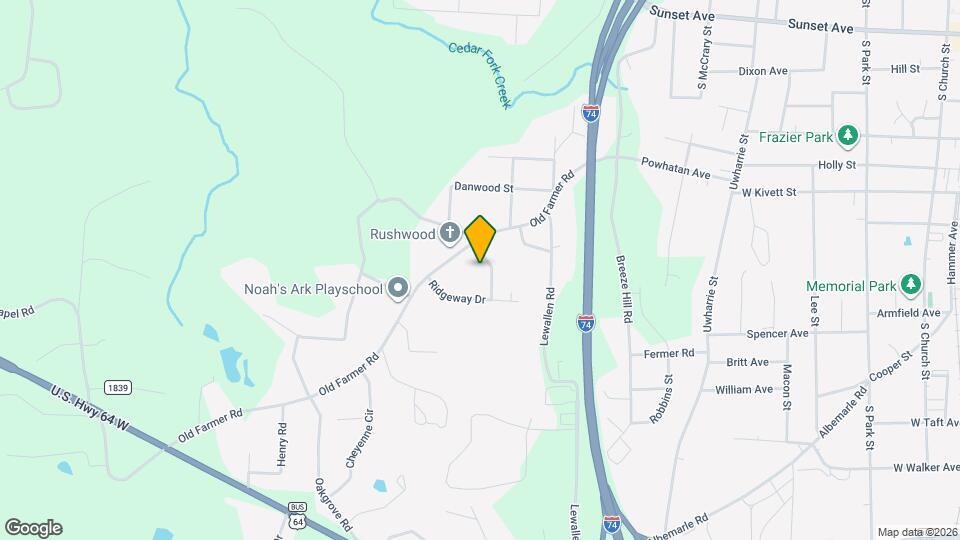 551 Ridgeway Cir Mapa y Detalles de la Ubicación