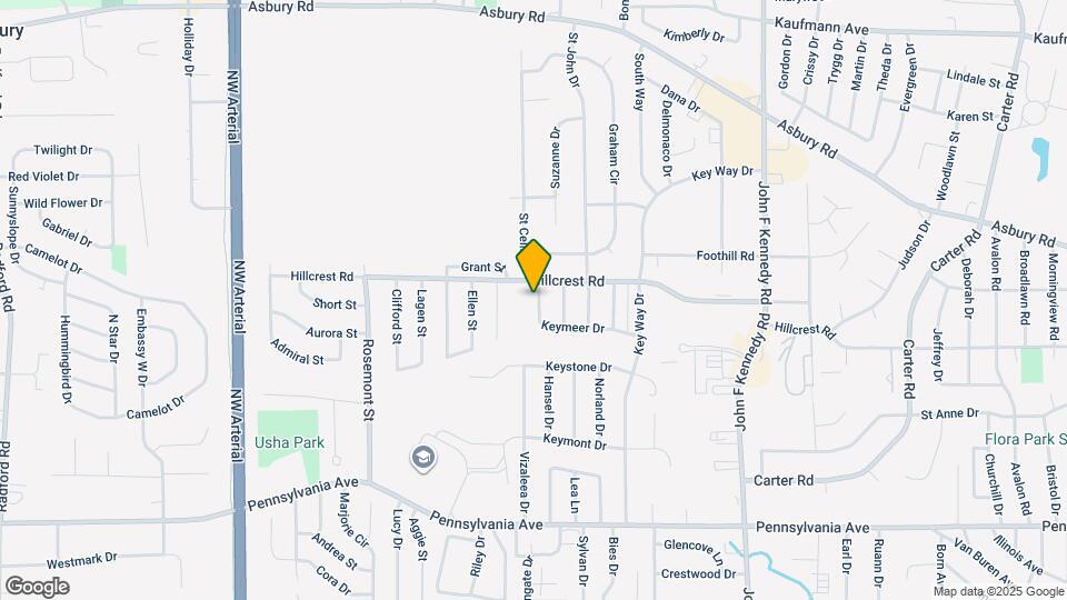 3626 Keymeer Dr Map and Location Details