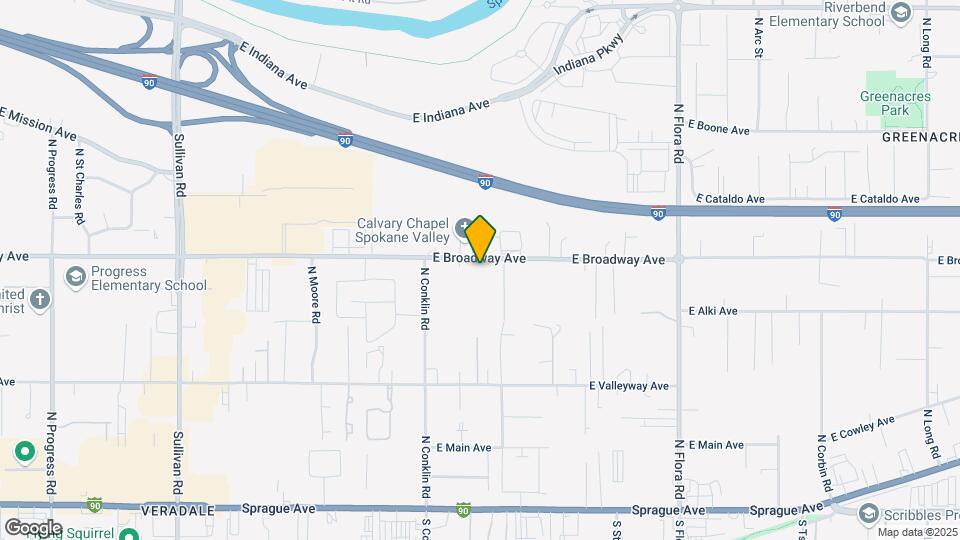 16424 E Broadway Ave Mapa y Detalles de la Ubicación