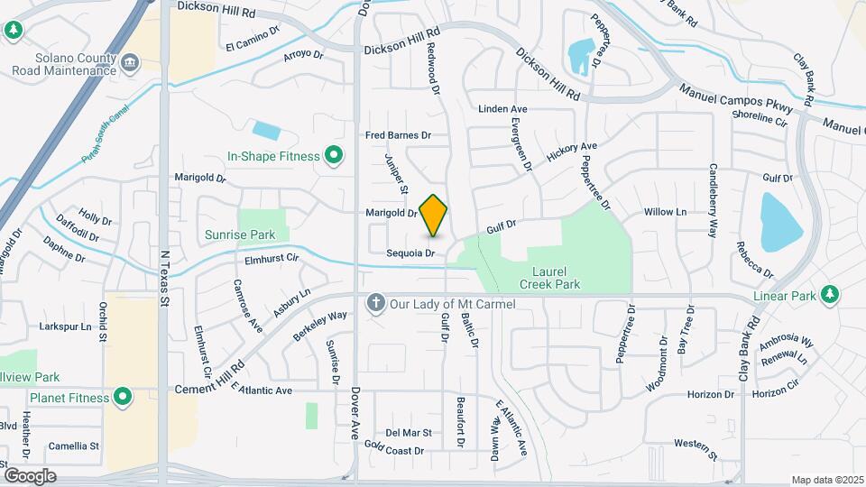 2884 Sequoia Pl Map and Location Details