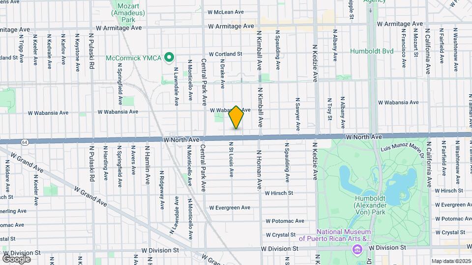 3454 W North Ave Map and Location Details