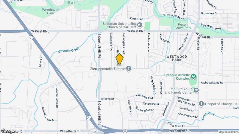 3538 Hacienda Dr Map and Location Details