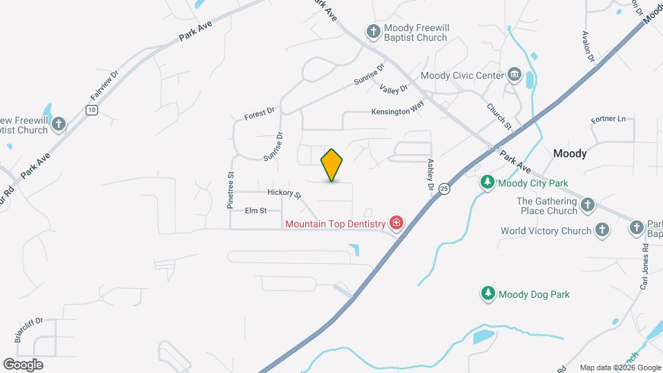 919 Poplar St Map and Location Details