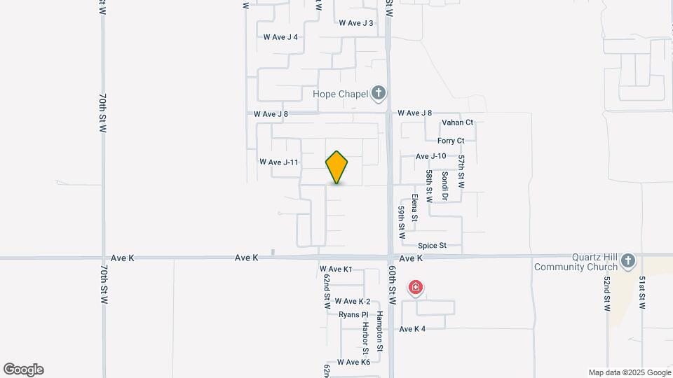 6134 W Ave J 12 Map and Location Details