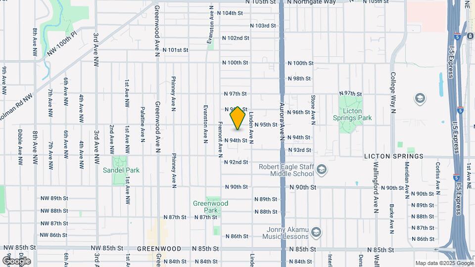 734 N 94th St Mapa y Detalles de la Ubicación