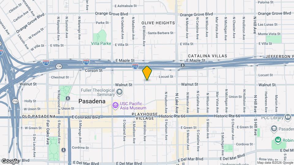 709 E Walnut St Map and Location Details