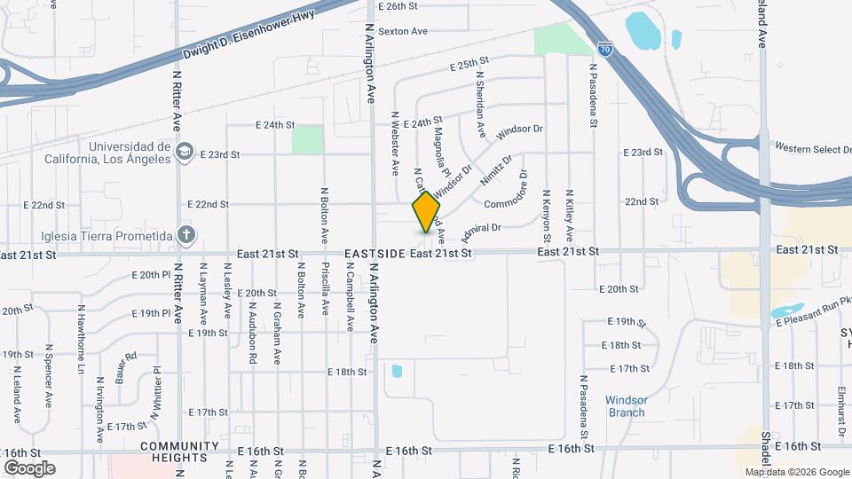Indy Town Apartments Mapa y Detalles de la Ubicación