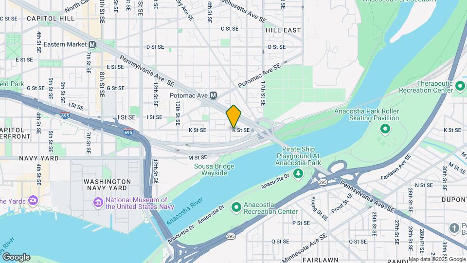 1515 K St SE Mapa y Detalles de la Ubicación
