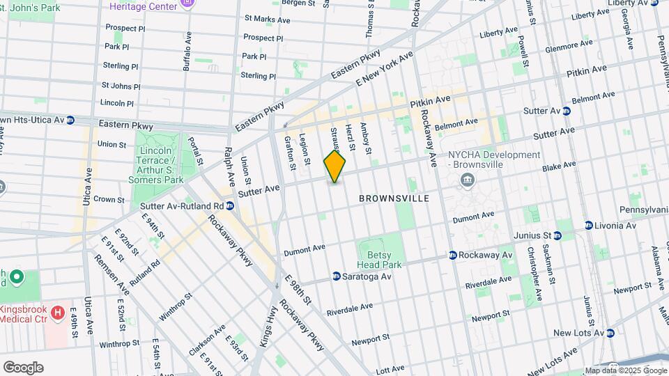 619 Saratoga Ave Map and Location Details