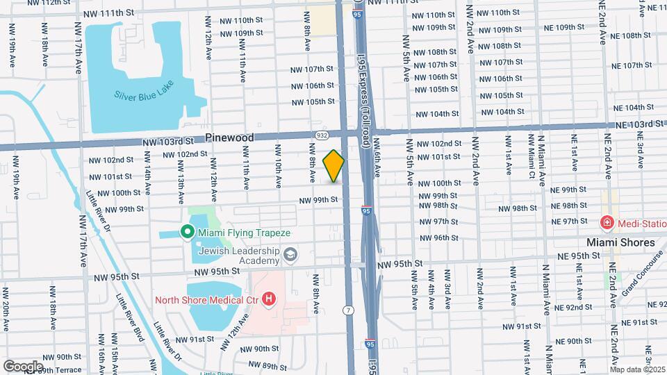 740 NW 100th St Map and Location Details