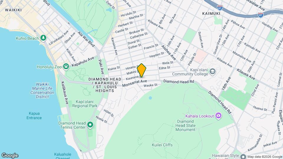 3228 Monsarrat Ave Map and Location Details