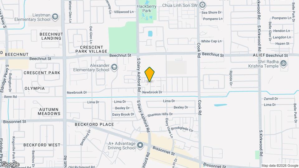 12628 Newbrook Dr Mapa y Detalles de la Ubicación