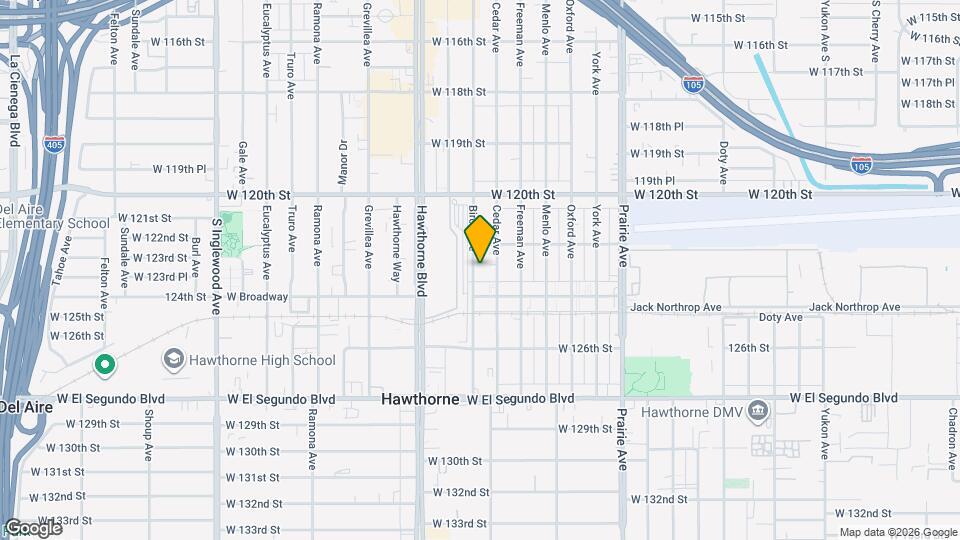 12246 Birch Ave Map and Location Details