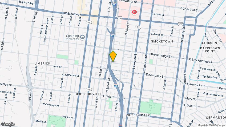947 S Brook St Map and Location Details