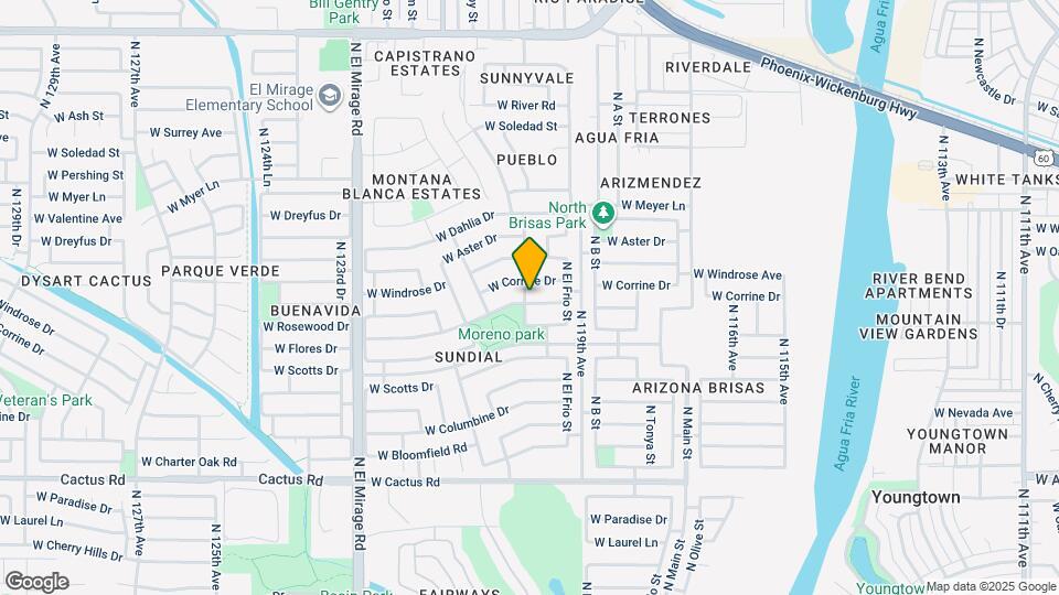 11948 W Rosewood Dr Map and Location Details