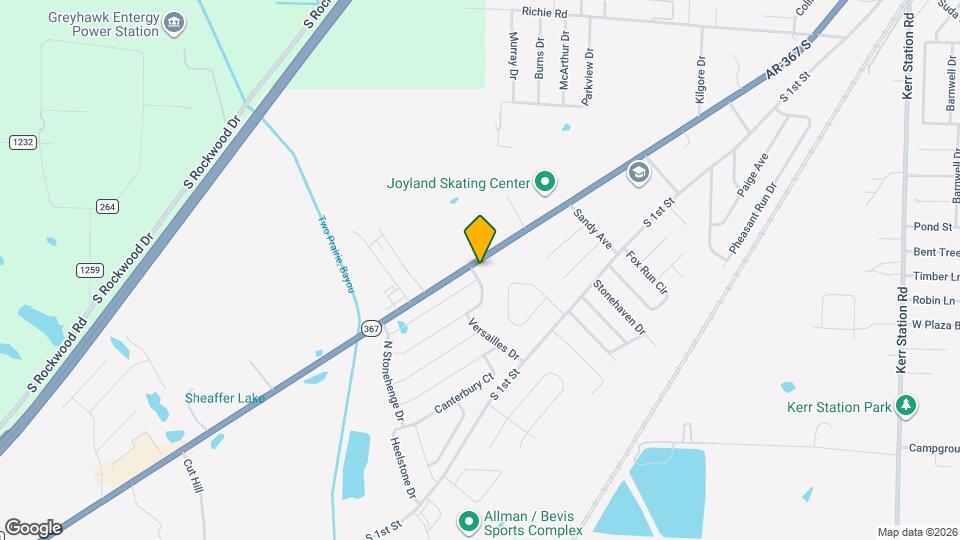 2400 Palisade Dr Map and Location Details