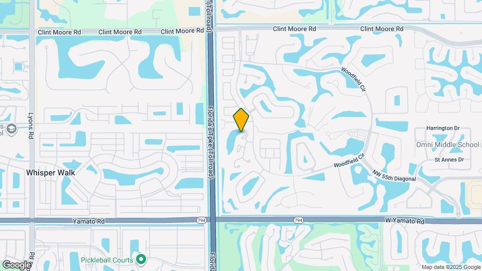 5855 NW 42nd Way Map and Location Details