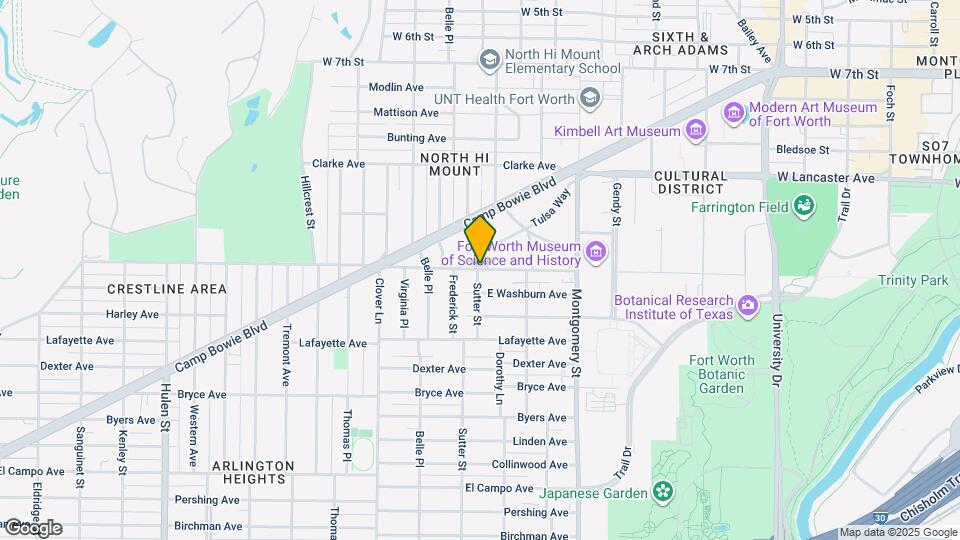 3819 Crestline Rd Map and Location Details