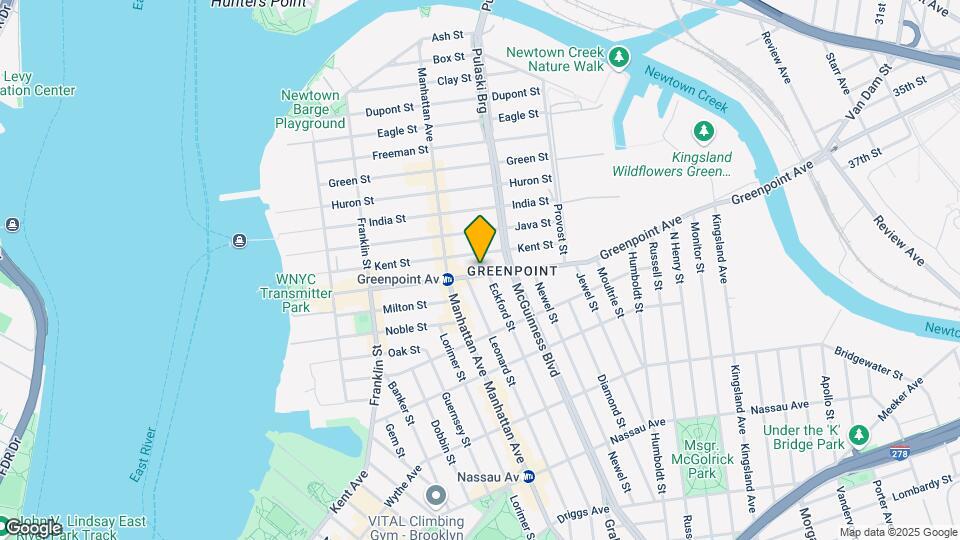 169 Greenpoint Ave Map and Location Details