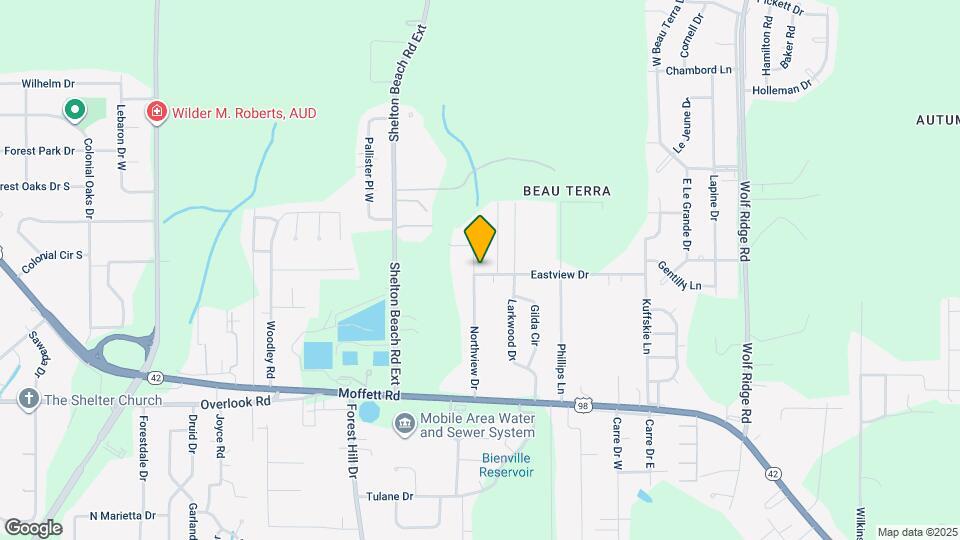 1700 Northview Dr Map and Location Details