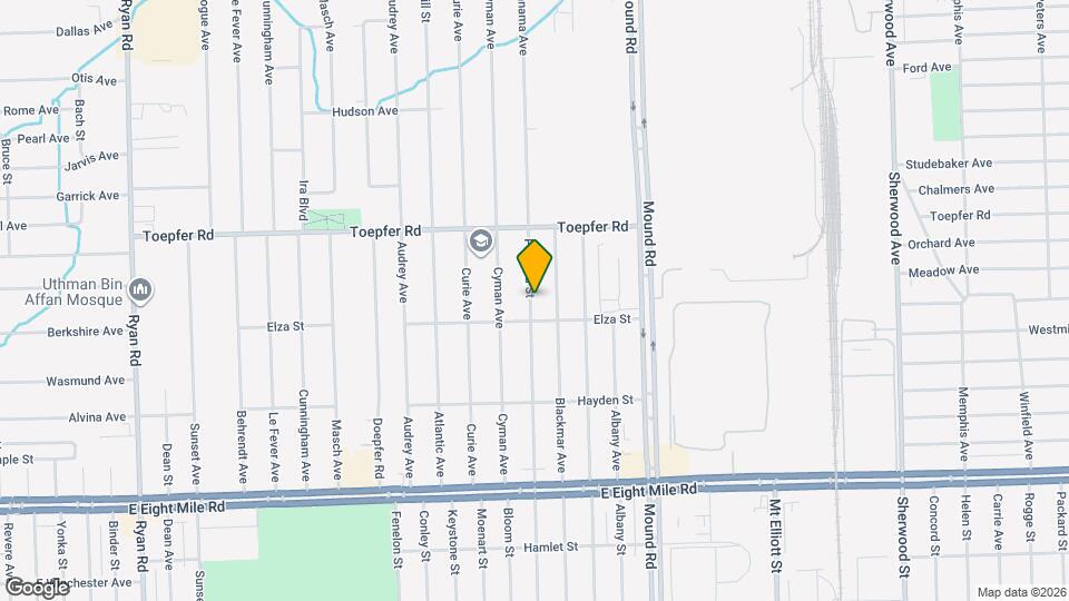 21434 Panama St Map and Location Details