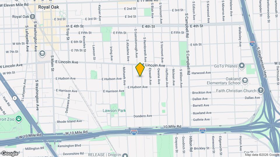 916 Cherokee Ave Map and Location Details